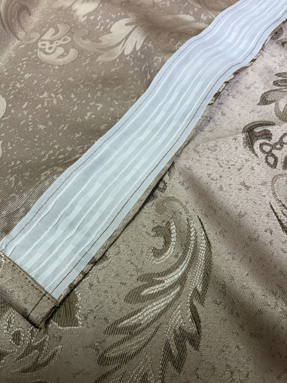Set Draperii Albastru Gata Cusute cu Tiv si Rejansă, 3M x 2.5 h Model Labirint [3]