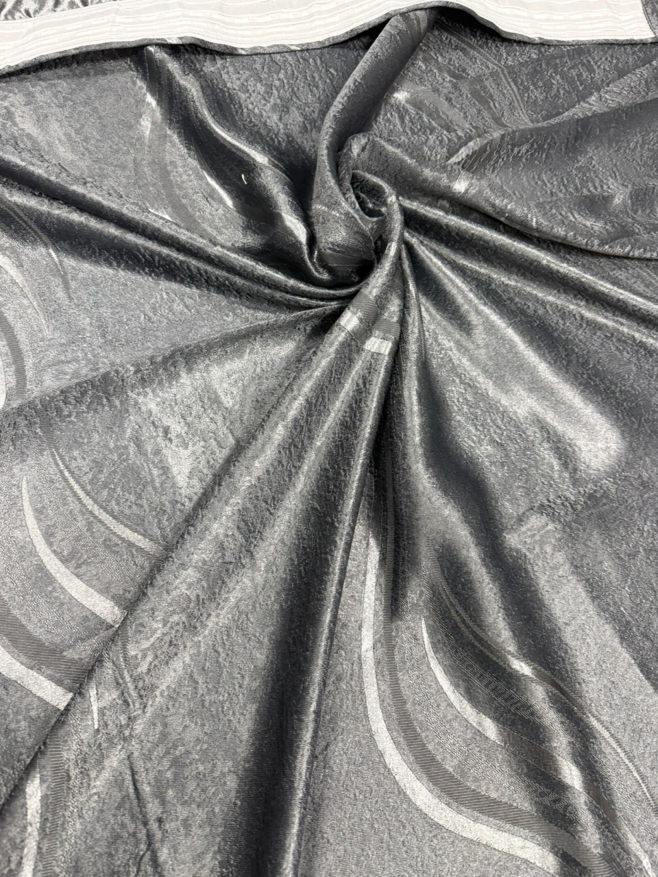 Set Draperii Gri Model Adier Gata Cusute cu Rejansă 3M x 2.70h [2]