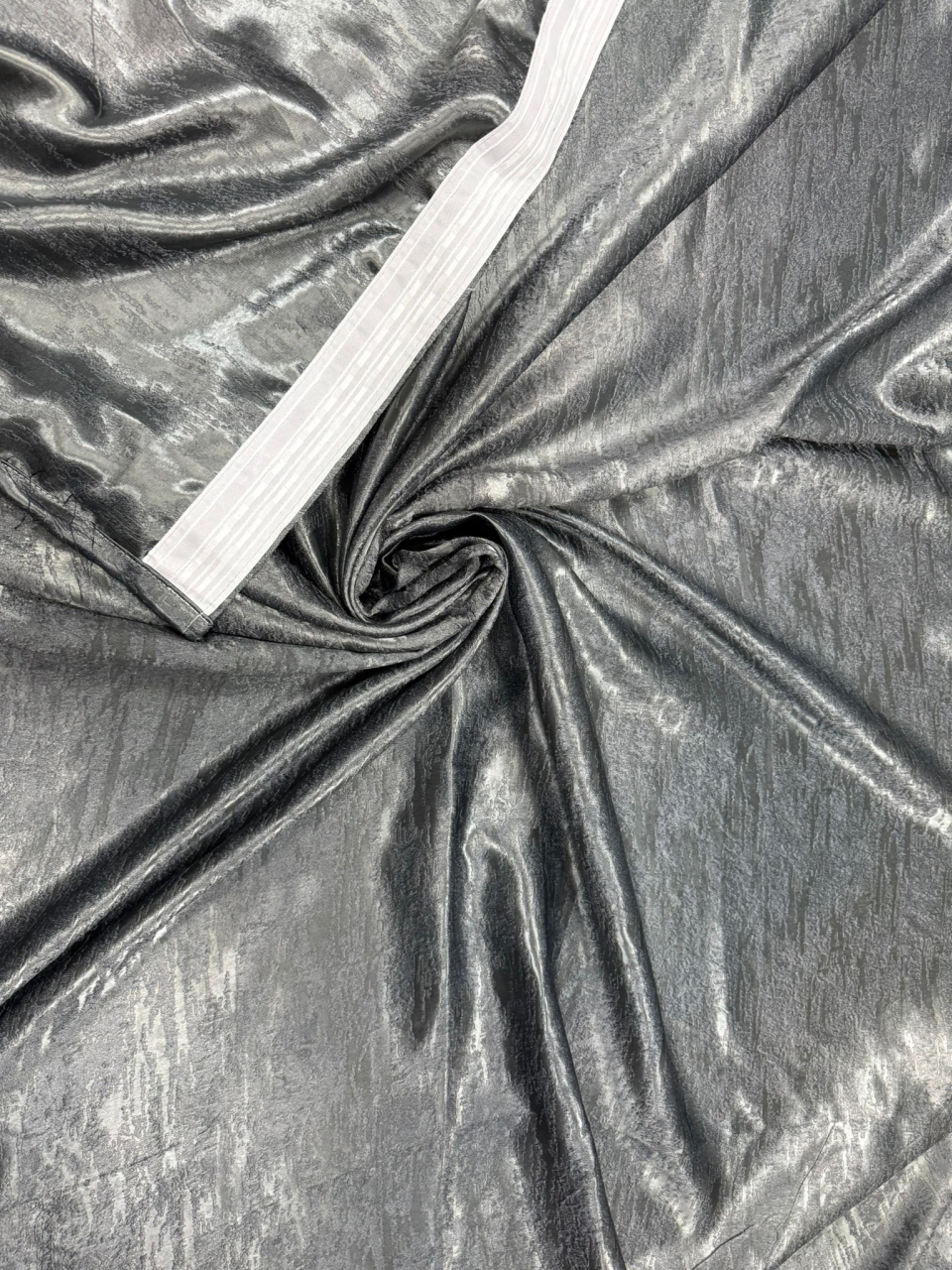 Set Draperii Gri Gata Cusute cu Tiv si Rejansă, 3M x 2.7 h Model Arabic [3]