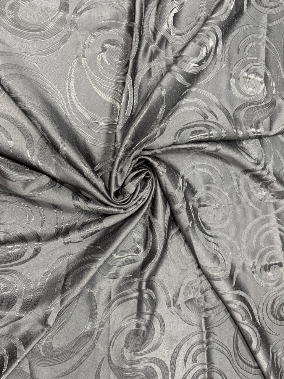 Set Draperii Negru  Gata Cusute cu Tiv si Rejansă, 3M x 2.7 h Model Spirala [4]