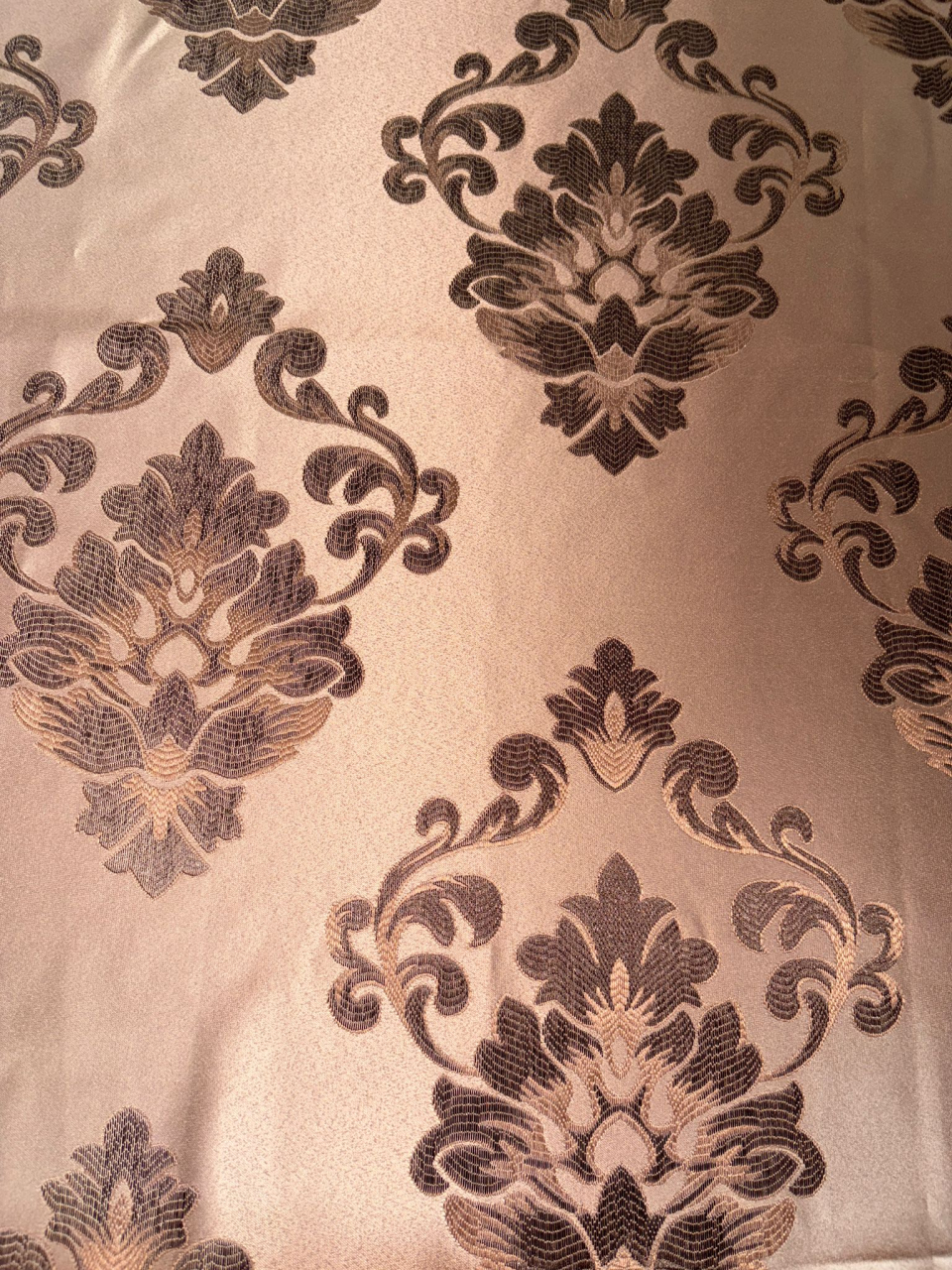 Set Draperii Model Floral Maro-Brawn Cu Tiv si Rejansa 3M-2.7h [2]