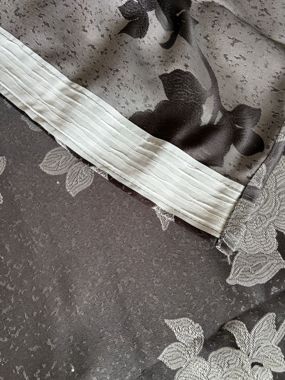 Set Draperii Model Trandafiri Gri Antracit 3M-2.5h [3]