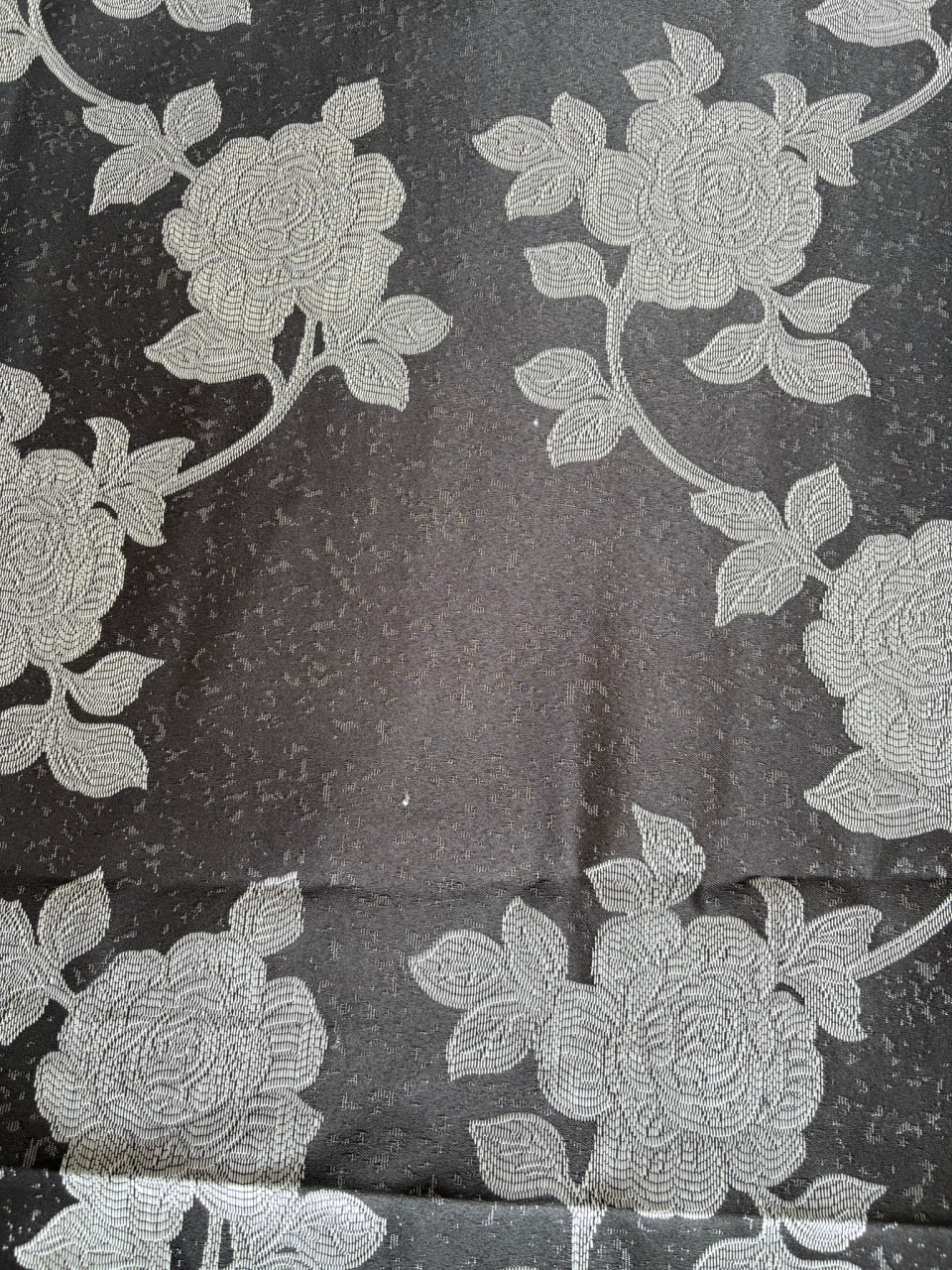 Set Draperii Model Trandafiri Gri Antracit 3M-2.5h [2]