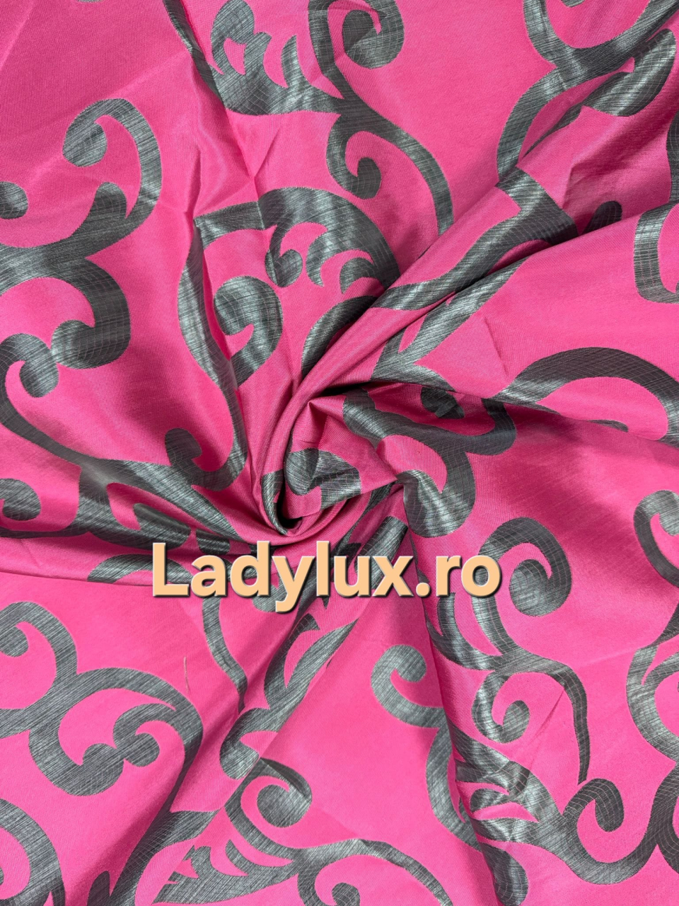 Set Draperii Fucsia Gata Cusute cu Tiv si Rejansă, 3M x 2.7 h Model Spiri [3]