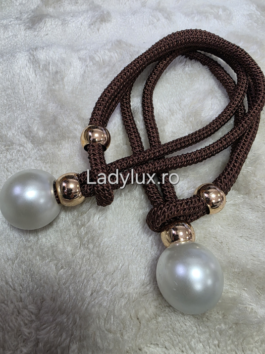 Set Prinzători Draperii Maro– Eleganță și Strălucire pentru Orice Decor -  C1635 [2]