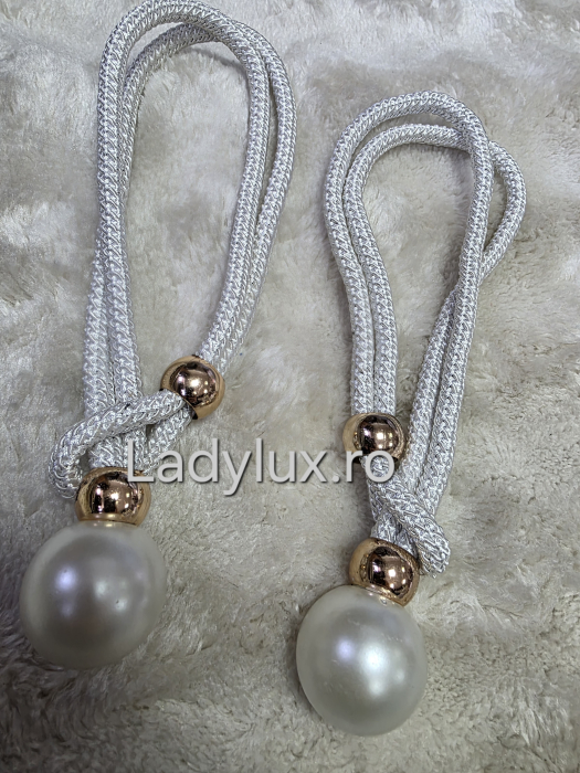 Set Prinzători Draperii Gri– Eleganță și Strălucire pentru Orice Decor -  C1633 [1]