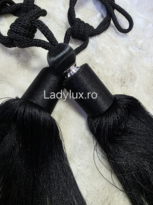 Set Prinzători Draperii Negru– Eleganță și Strălucire pentru Orice Decor -  C1626 [2]