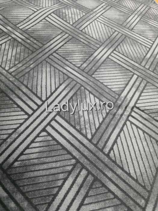 Traversa antiderapanta 1x5 M, model Parchet 2 Gri [3]