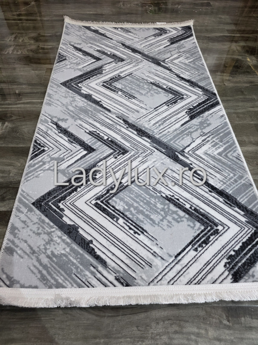 Traversa antiderapanta 1x3 M, model abstract, nuante de Gri [1]