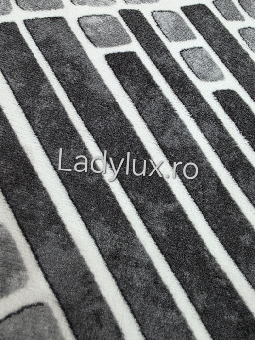 Traversa antiderapanta 1x5 M, Model Parchet 3, Gri [4]