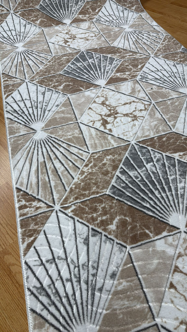 Traversă la metru liniar, Model Diamant  Maro  100 cm latime [2]