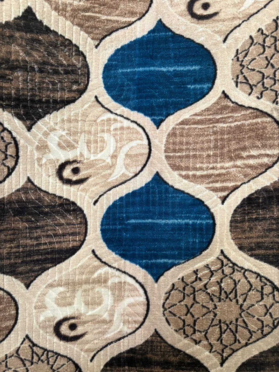 Traversă la Metru Liniar, Model Lacrima Albastra+Maro  Latime 80 cm [2]