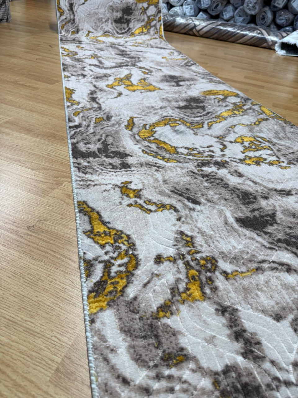 Traversă la Metru Liniar, Model Marmorat Capucino Gold  Latime 80 cm [3]