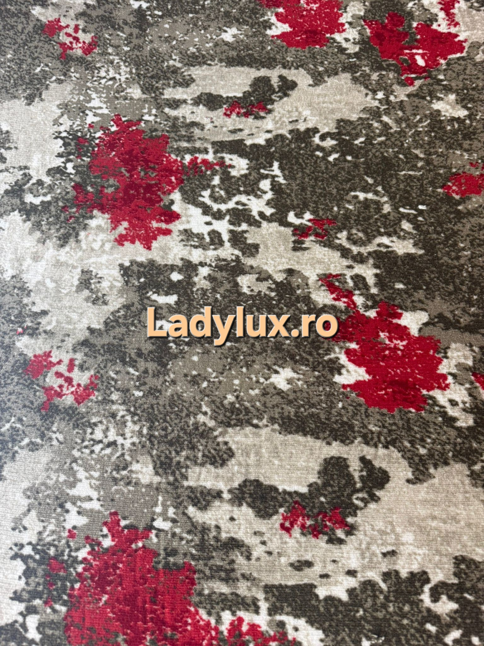 Traversă la Metru Liniar, Model Marmorat Maro+Rosu  OKY Latime 120 cm [2]