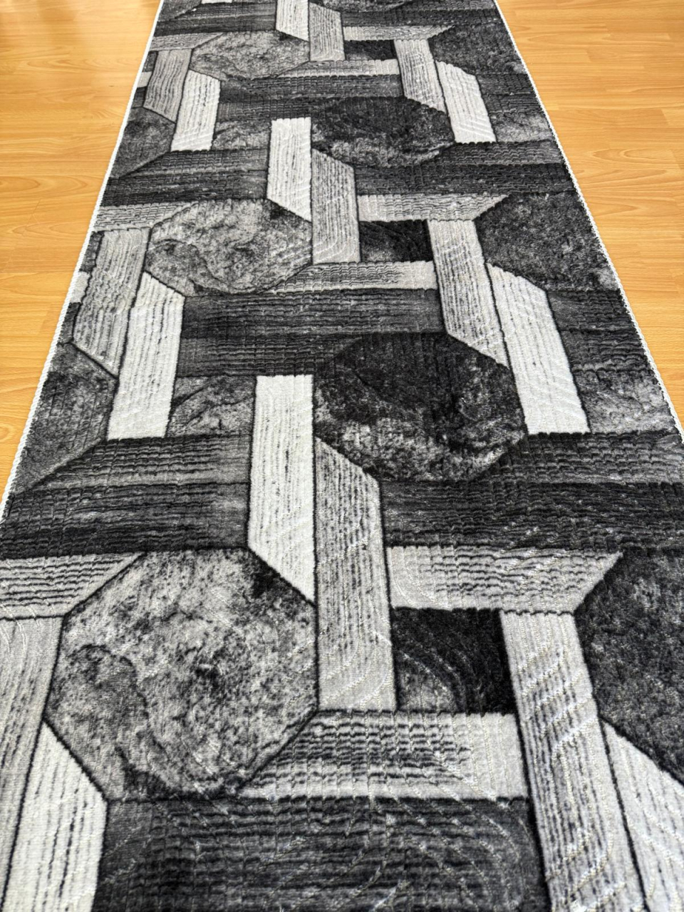 Traversă la Metru Liniar, Model Hexagon GRI  Latime 100 CM [2]