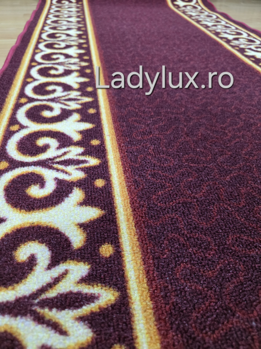 Traversă la metru liniar, Model RGL Rosu  – Cauciucată și Antiderapantă 100 cm latime C1732 [2]