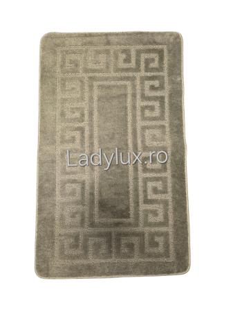 Covoraș baie cauciucat 100x60 cm – model geometric reliefat [1]