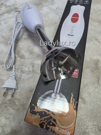 Mixer vertical RAF , 300W, 2 viteze pana la 15000RPM, 4 lame inox, tocator [4]