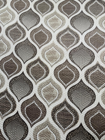 Covoare Antiderapante - Covor 2x2.70 m Lucrat pe Antiderapant- Model Lacrima Maro