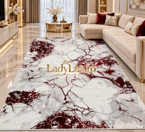 Covoare Mari - Covor Abstract  Model Cameleon 200× 280 cm Burgundy 159