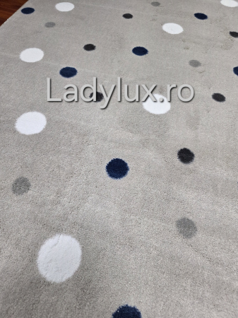 Covor Copii 100x180, Plusat, Cauciucat si Antiderapant-Buline [1]