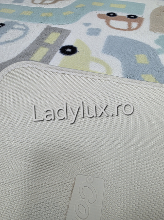 Covor Copii 100x150, Plusat, Cauciucat si Antiderapant- Masinute [3]