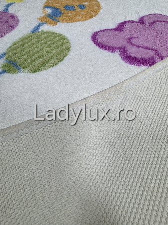 Covor Copii 100x150, Plusat, Cauciucat si Antiderapant- Elefant [4]