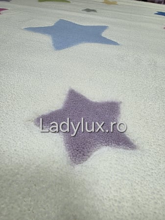 Covor Copii 100x150, Plusat, Cauciucat si Antiderapant- Stelute [2]