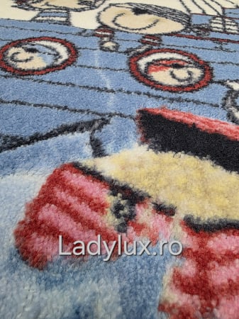 Covor Copii 100x150, Plusat, Cauciucat si Antiderapant- Pirati [2]