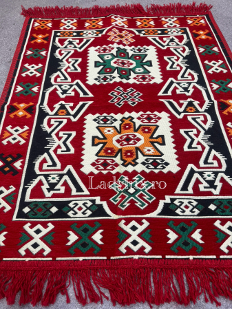 125 x 80 - Covor cu Motive Tradiționale 80x125– Stil Autentic, Calitate Superioară - C1648