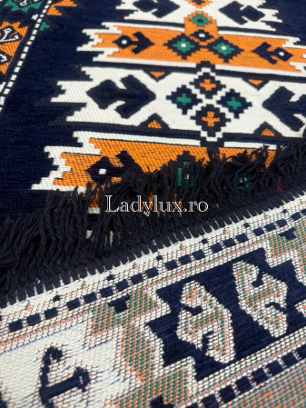 Covor cu Motive Tradiționale 60x120– Stil Autentic, Calitate Superioară - C1653 [2]