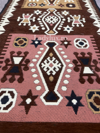 Covor cu Motive Tradiționale 60x120– Stil Autentic, Calitate Superioară - C1655 [1]