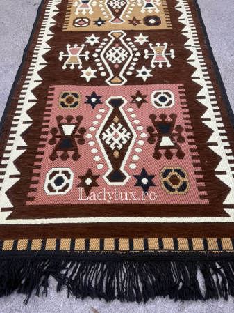 120 x 60 - Covor cu Motive Tradiționale 60x120– Stil Autentic, Calitate Superioară - C1655