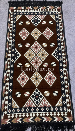 120 x 60 - Covor cu Motive Tradiționale 60x120 – Stil Autentic, Calitate Superioară - C1669