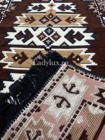 Covor cu Motive Tradiționale 60x120 – Stil Autentic, Calitate Superioară - C1670 [2]