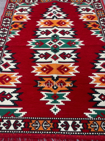 Covor cu Motive Tradiționale 80x125 – Stil Autentic, Calitate Superioară - C1684 [1]