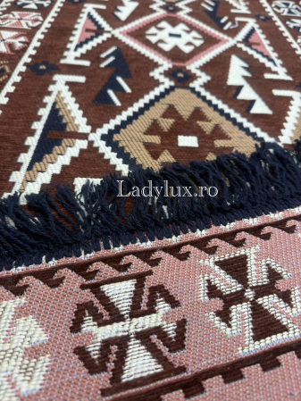 Covor cu Motive Tradiționale 60x300– Stil Autentic, Calitate Superioară - C1651 [3]