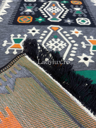 Covor cu Motive Tradiționale 60x300– Stil Autentic, Calitate Superioară - C1663 [2]