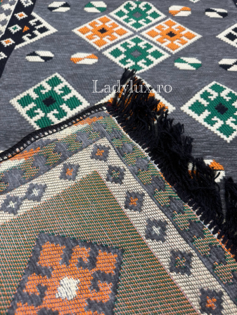 Covor cu Motive Tradiționale 60x300– Stil Autentic, Calitate Superioară - C1665 [2]