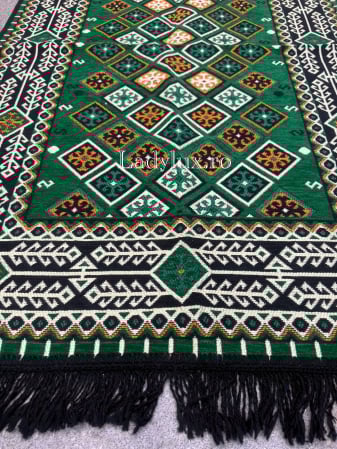 125 x 80 - Covor cu Motive Tradiționale 80x125– Stil Autentic, Calitate Superioară - C1659