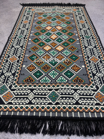 125 x 80 - Covor cu Motive Tradiționale 80x125– Stil Autentic, Calitate Superioară - C1660