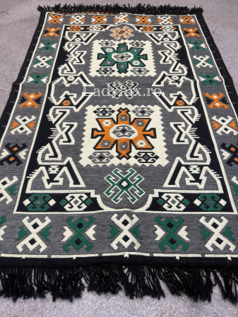 125 x 80 - Covor cu Motive Tradiționale 80x125– Stil Autentic, Calitate Superioară - C1662