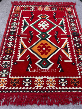 Covor cu Motive Tradiționale 80x125 – Stil Autentic, Calitate Superioară - C1685 [1]