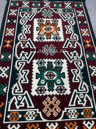 Covor cu Motive Tradiționale 80x125 – Stil Autentic, Calitate Superioară - C1689 [1]