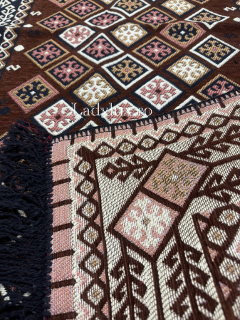 Covor cu Motive Tradiționale 80x125 – Stil Autentic, Calitate Superioară - C1691 [3]