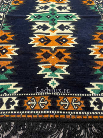 125 x 80 - Covor cu Motive Tradiționale 80x125 – Stil Autentic, Calitate Superioară - C1692