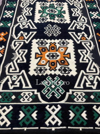 125 x 80 - Covor cu Motive Tradiționale 80x125 – Stil Autentic, Calitate Superioară - C1693