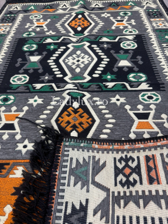 Covor cu Motive Tradiționale 80x125 – Stil Autentic, Calitate Superioară - C1696 [2]