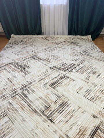 Covor 200 x 275 - Covor Modern Creionat  - 200 x 270 cm - Antiderapant