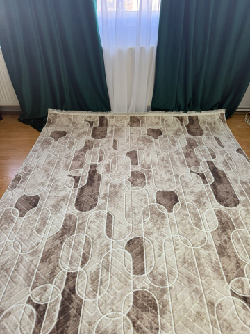 Covor 200 x 275 - Covor Modern Model Mocha Crem - 200 x 270 cm - Antiderapant